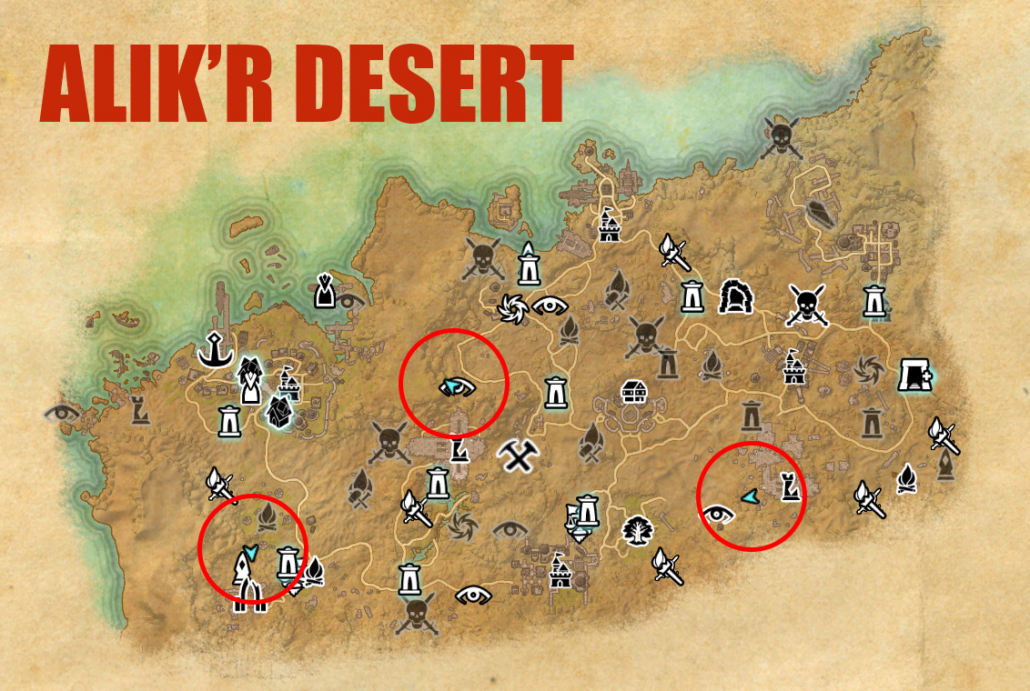 Alik'r desert map