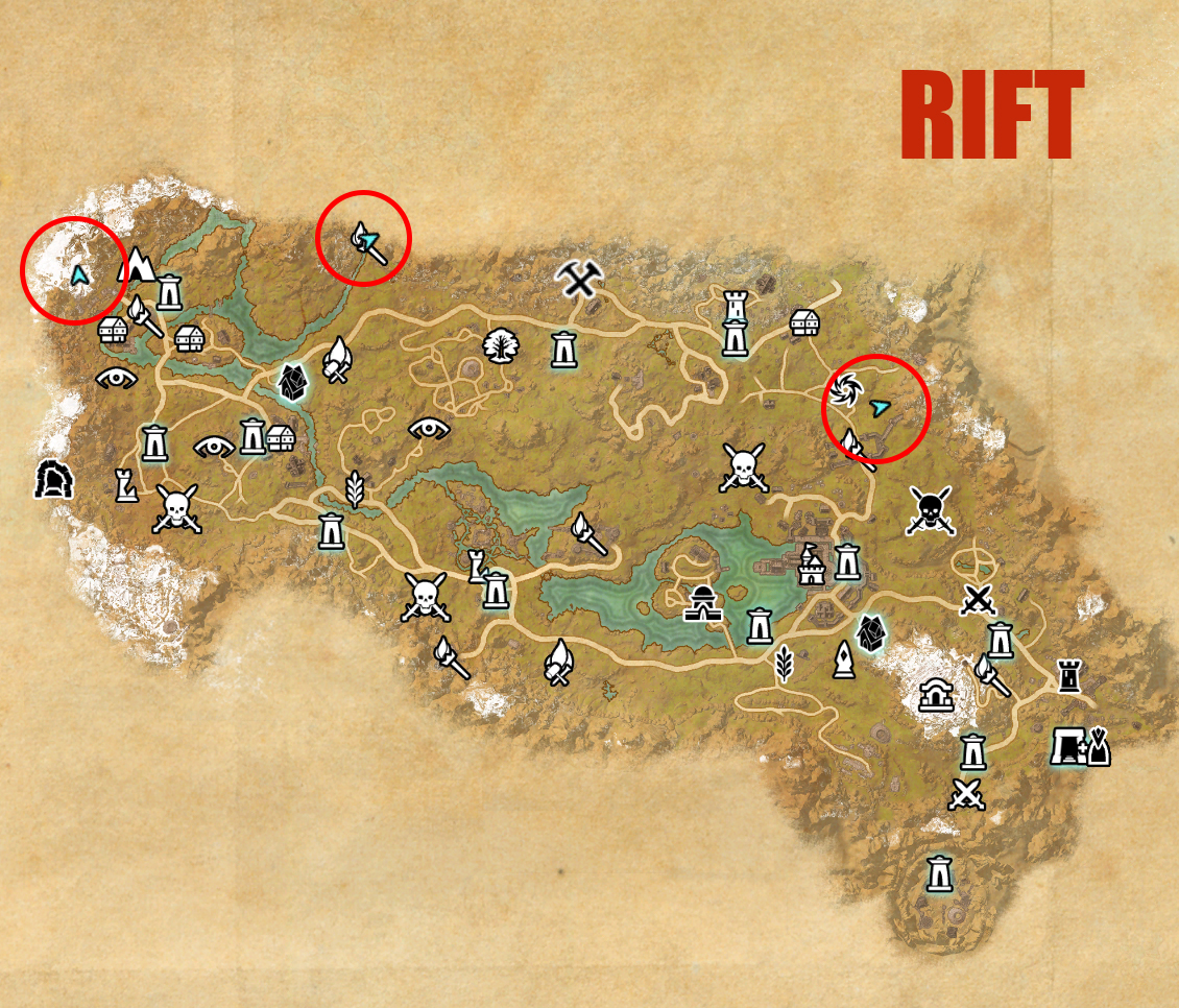 Rift map